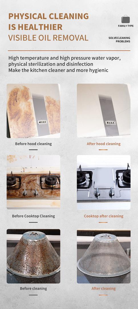 Pressure Steam Stain Removal