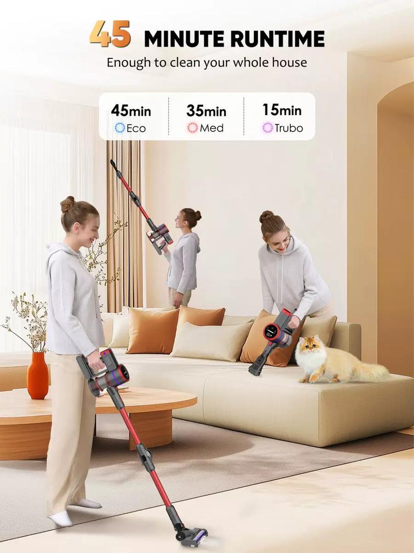 Vacuum Cleaner For Home, Self-Standing-With Touch Screen.